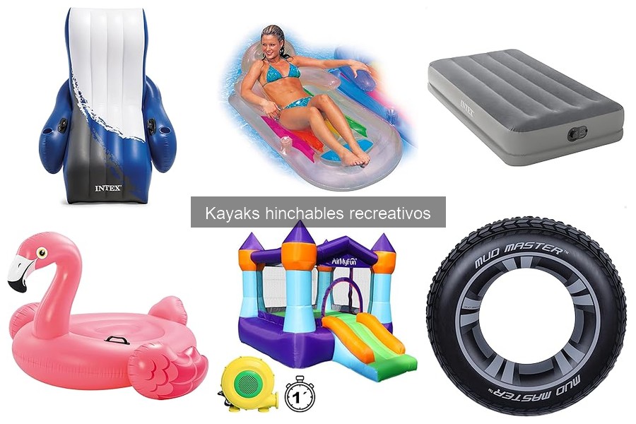 Características clave de kayaks hinchables para familias