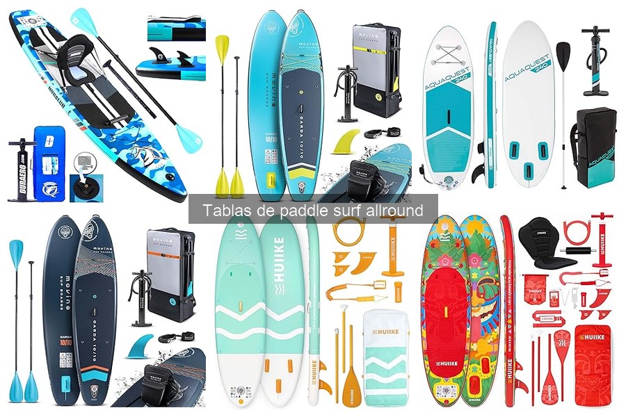 Características clave de tablas de paddle surf allround