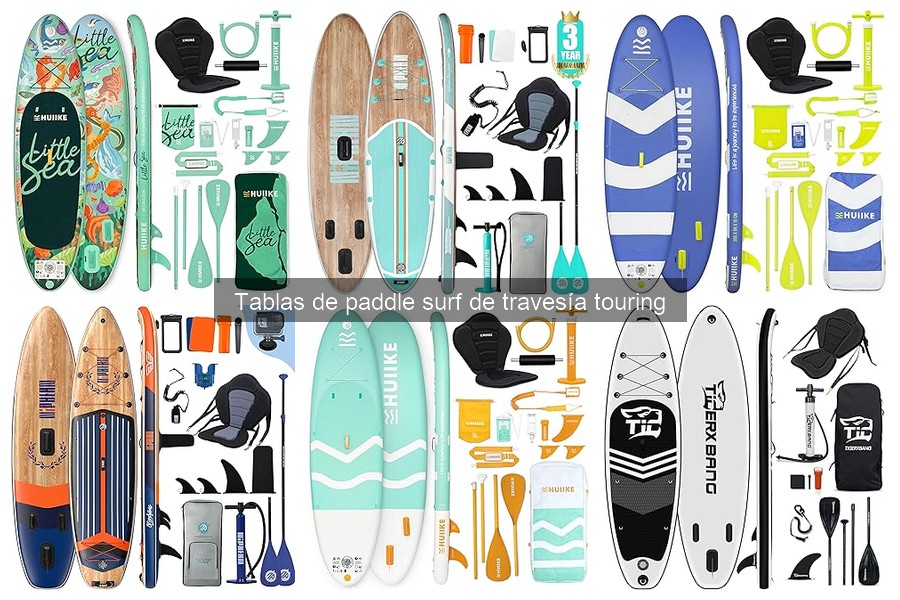 Características de tablas de paddle surf de travesía touring