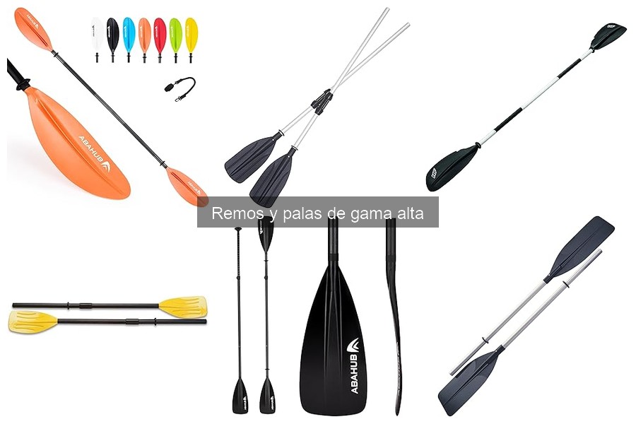 Características de un remo de gama alta para kayak y paddle surf