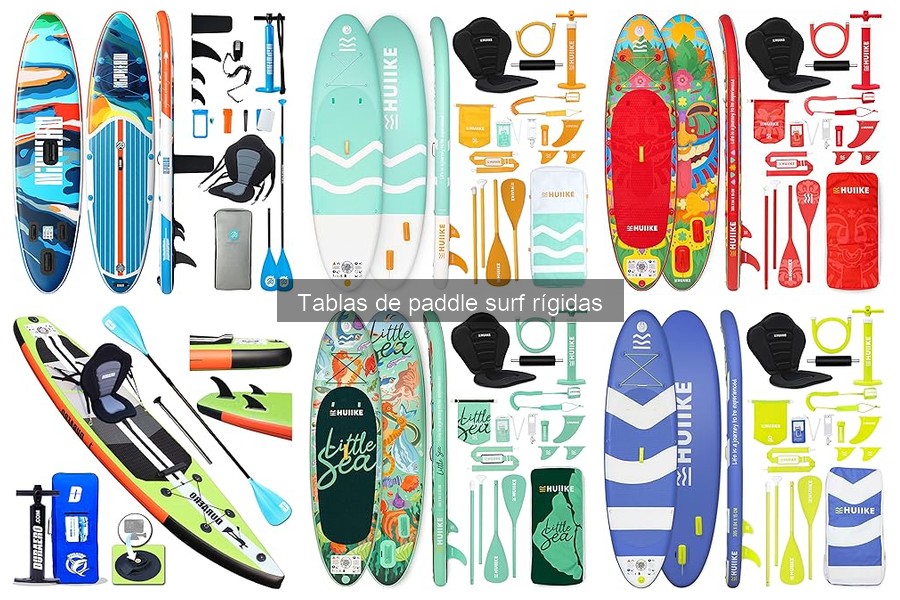 Características esenciales de una tabla de paddle surf rígida
