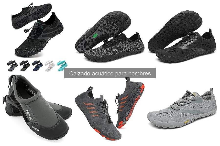 Características esenciales del calzado acuático para hombres