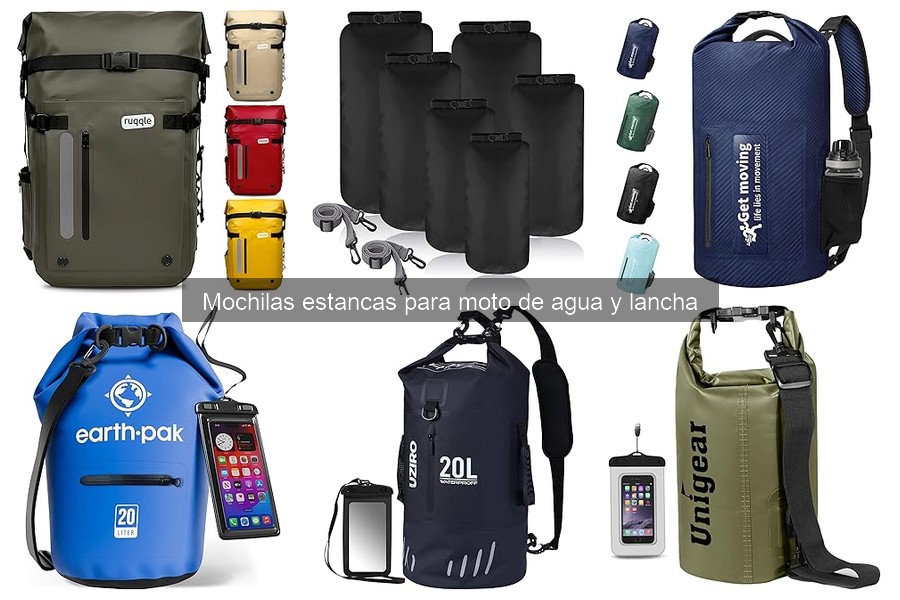 Cómo asegurar tu mochila estanca a la moto de agua