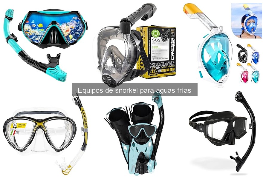 Cómo cuidar tu equipo de snorkel para aguas frías