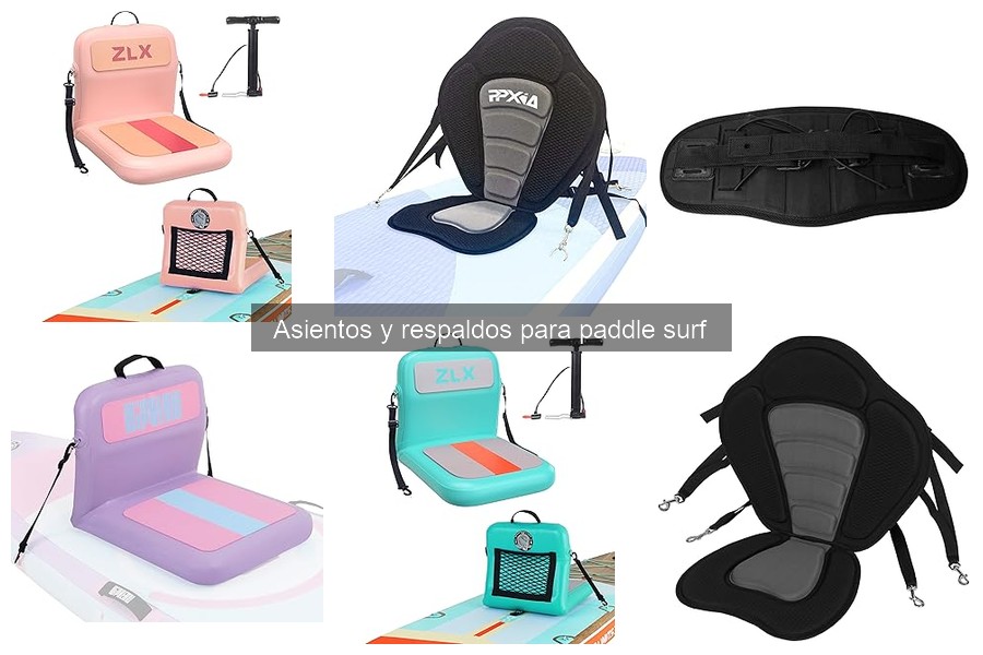 Cómo cuidar y mantener asientos de paddle surf