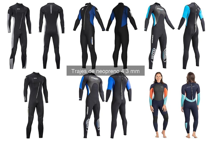 Cómo debe ajustarse un traje de neopreno 4/3 mm correctamente