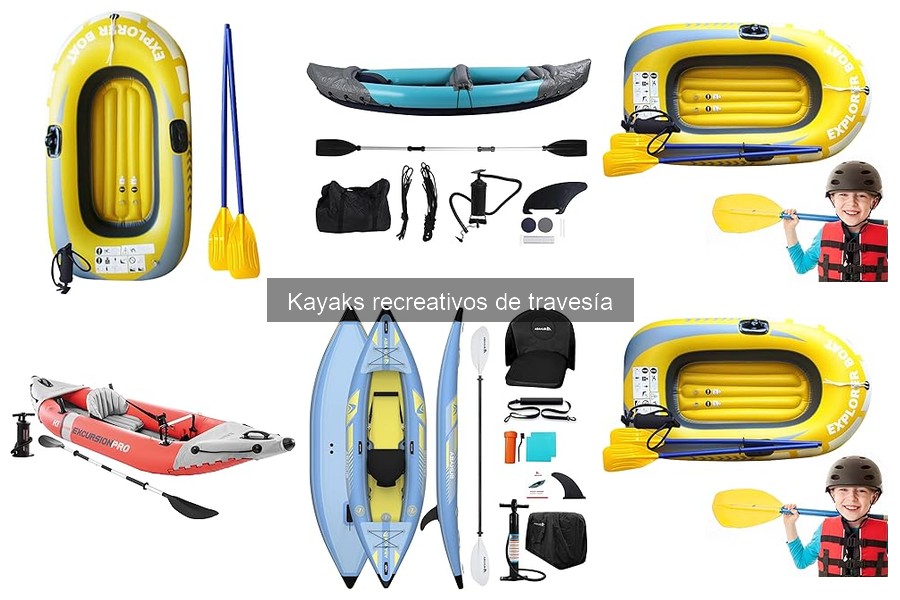 Cómo elegir el kayak recreativo de travesía ideal