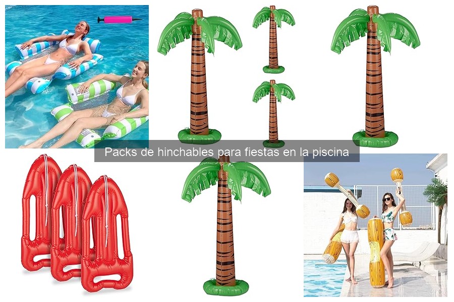 Cómo elegir el mejor pack de hinchables para piscina