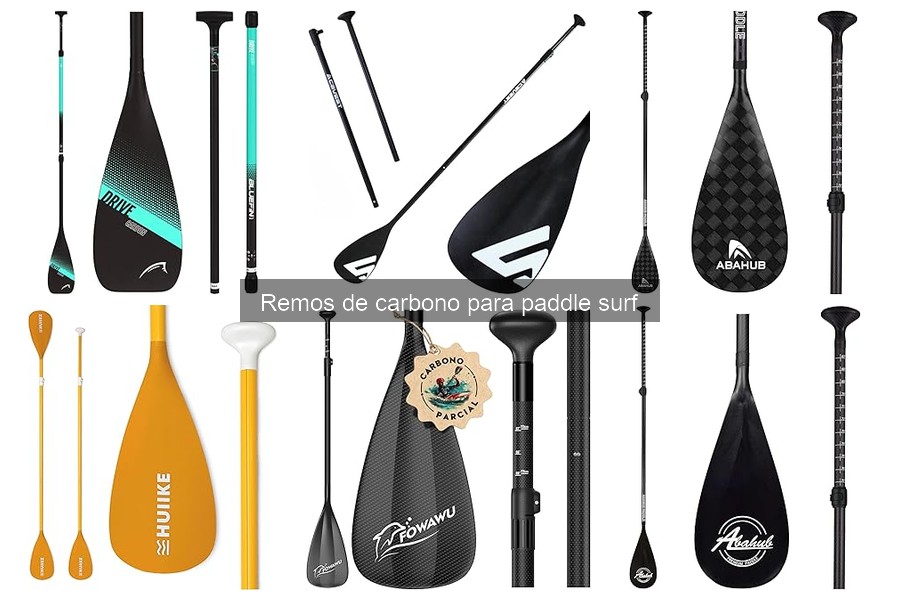 Cómo elegir el mejor remo de carbono para paddle surf