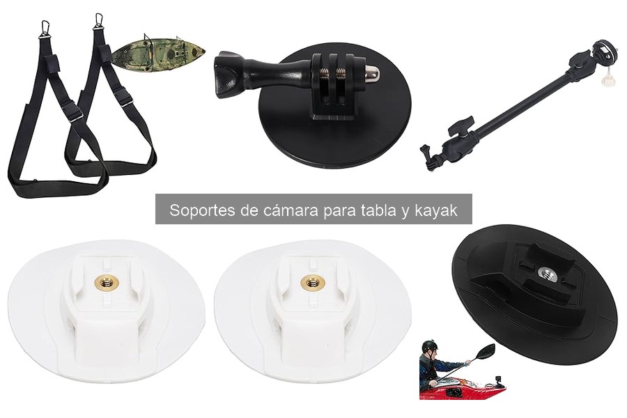 Cómo elegir el mejor soporte de cámara para kayak y SUP