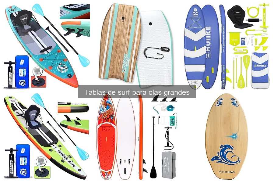 Cómo elegir la tabla de surf para olas grandes: guía completa