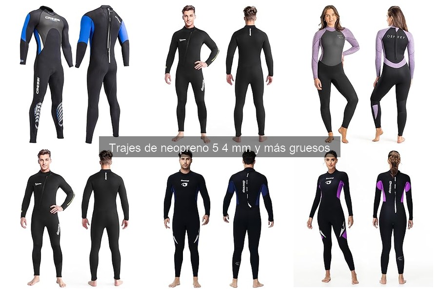 Cómo elegir la talla ideal de traje neopreno 5 mm