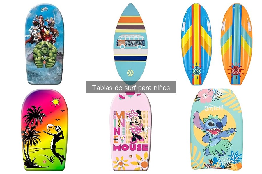 Cómo enseñar a un niño a surfear con tablas adecuadas