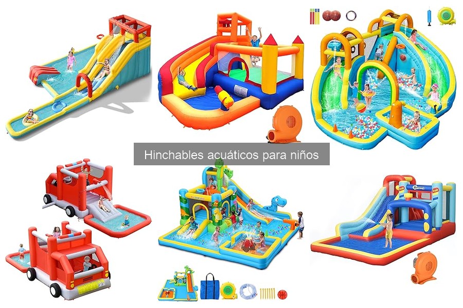 Cómo inflar correctamente un hinchable acuático para niños