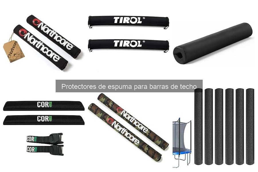 Cómo instalar protectores de espuma para barras de techo