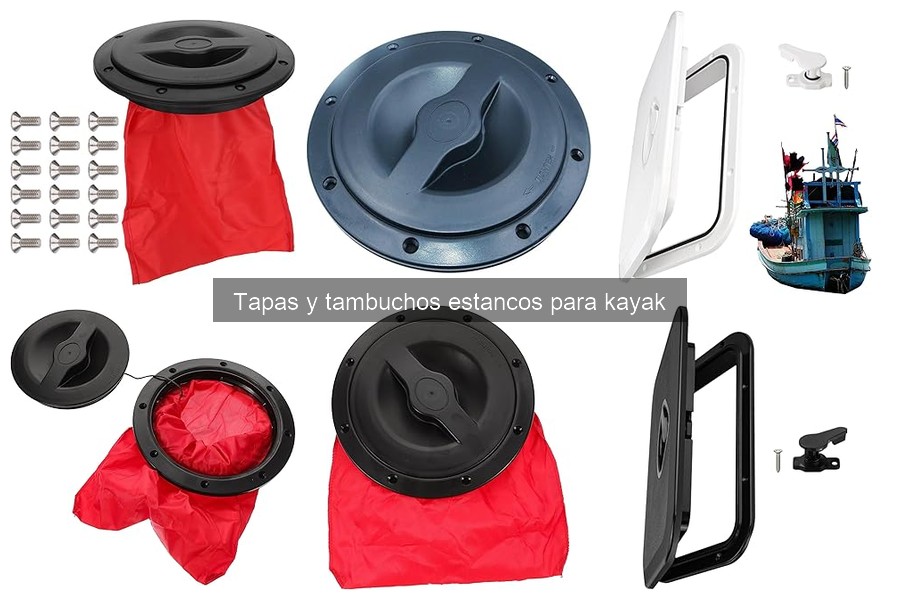 Cómo instalar tapas y tambuchos estancos en tu kayak