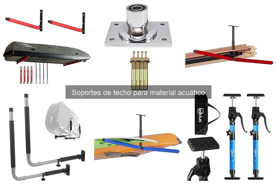 Cómo instalar un soporte de techo para material acuático