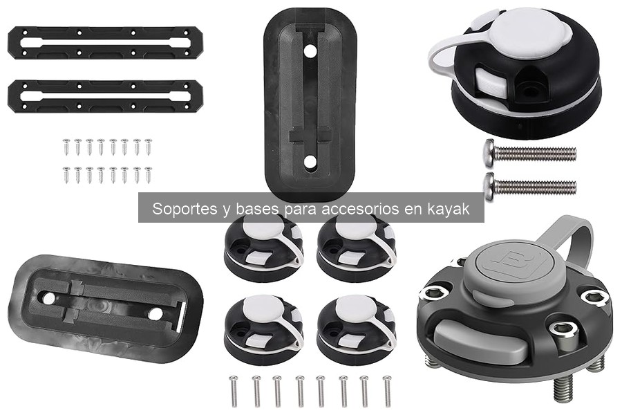 Cómo instalar un soporte para accesorios en kayak
