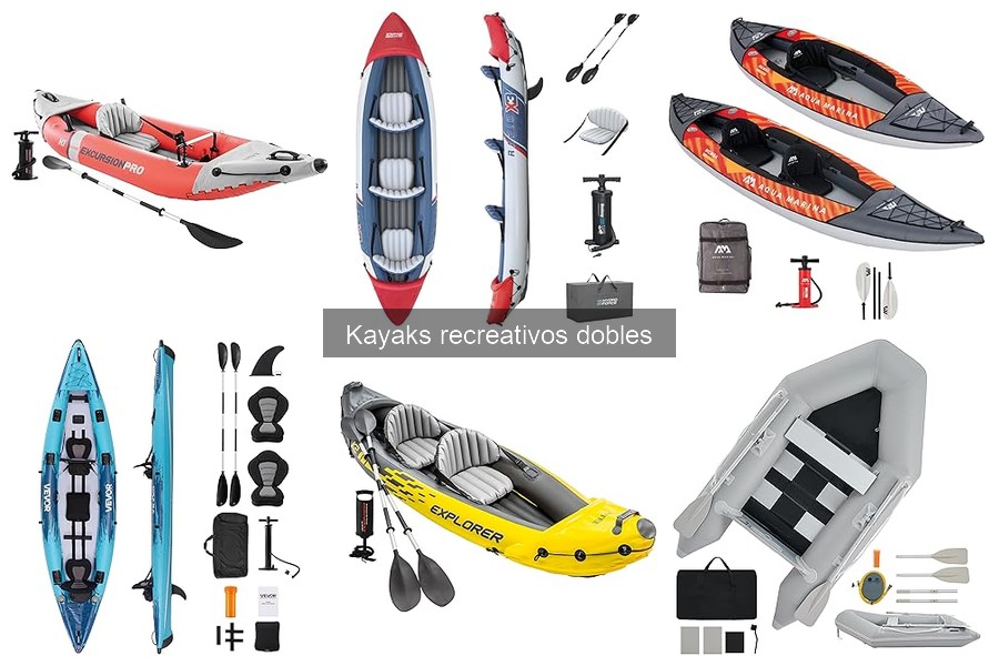 Cómo mantener y cuidar un kayak recreativo doble