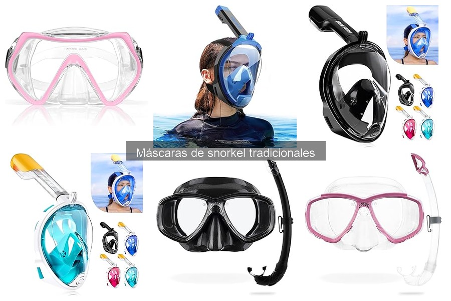 Cómo usar correctamente una máscara de snorkel tradicional