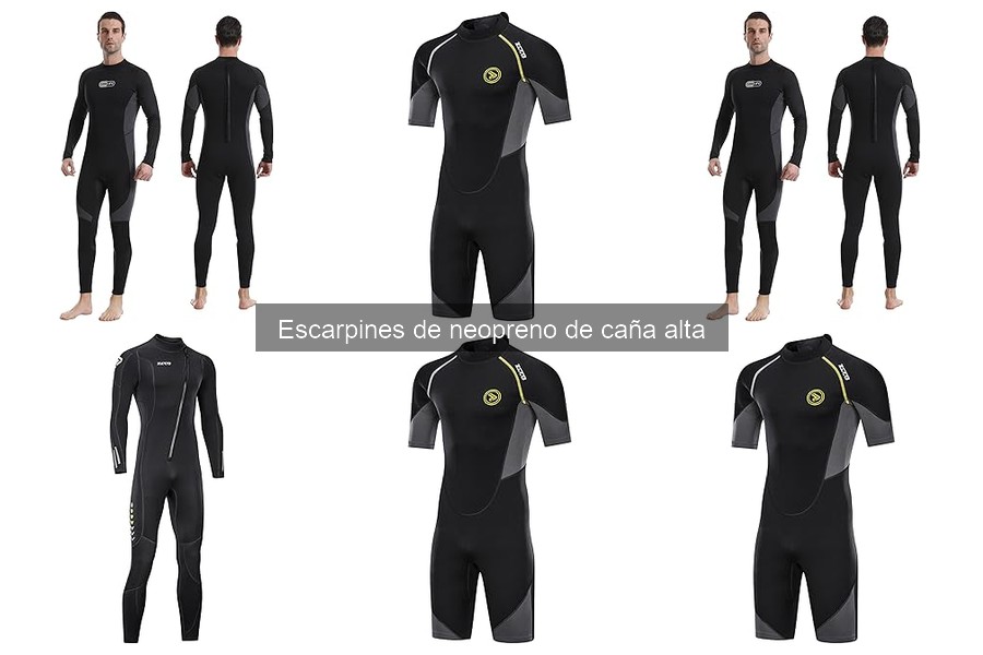 Cómo usar escarpines de neopreno de caña alta correctamente
