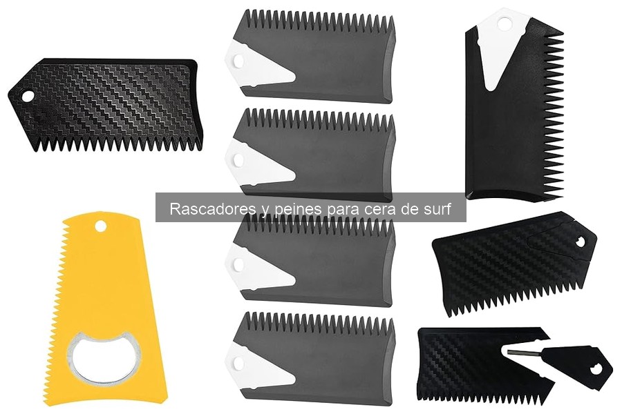 Cómo usar rascadores y peines para cera de surf