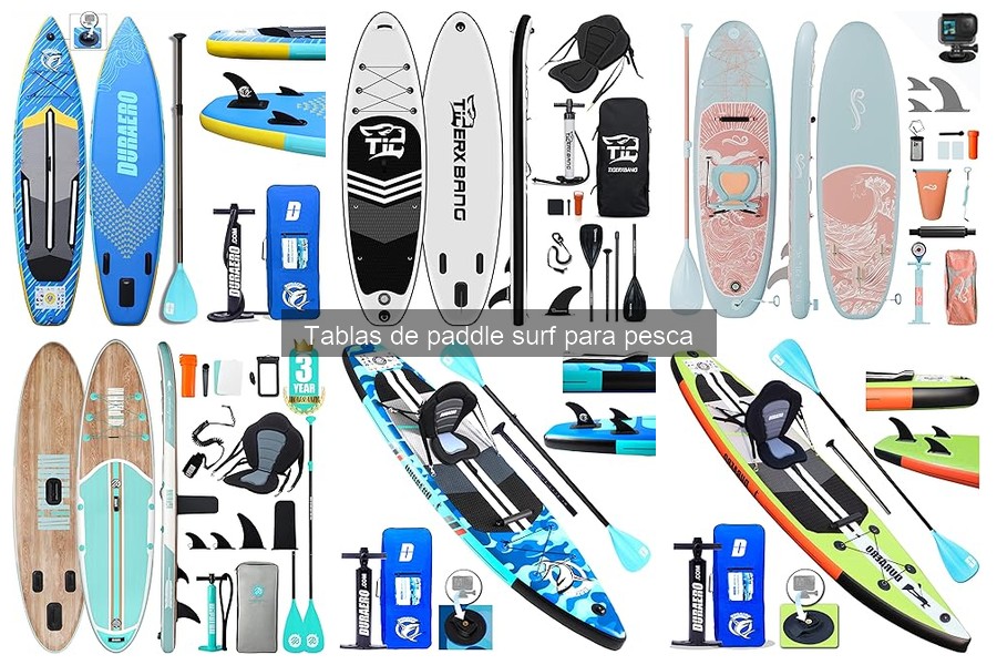 Cómo usar tablas de paddle surf para pescar efectivamente
