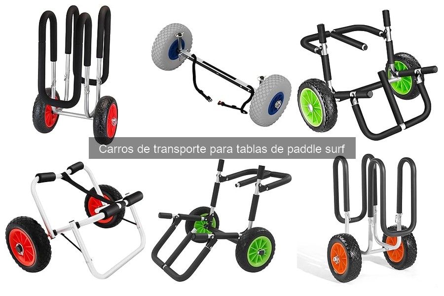 Cómo usar un carro de transporte para tablas de paddle surf