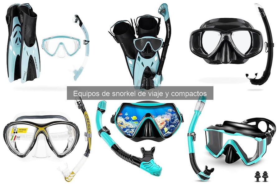 Cómo usar un equipo de snorkel de viaje adecuadamente