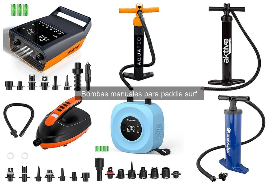 Cómo usar una bomba manual para paddle surf correctamente
