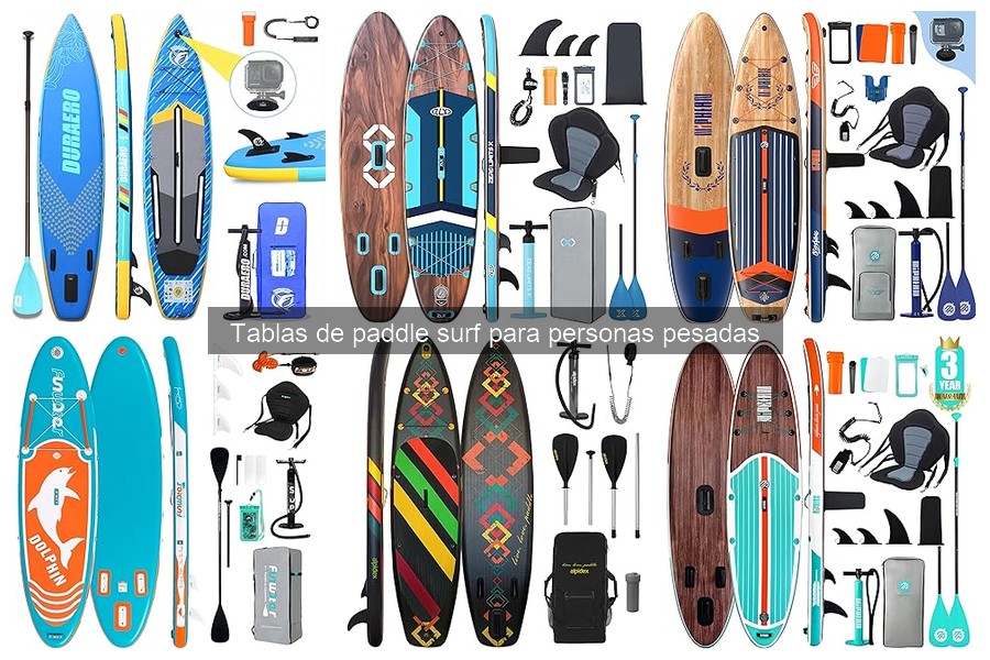 Cómo usar una tabla de paddle surf si eres pesado