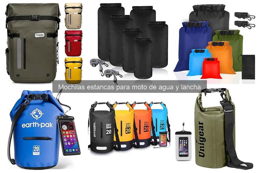Cómo usar y cuidar mochilas estancas para moto de agua