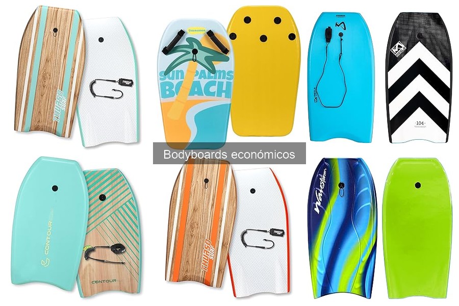 Comparativa: Bodyboards económicos vs. gama alta
