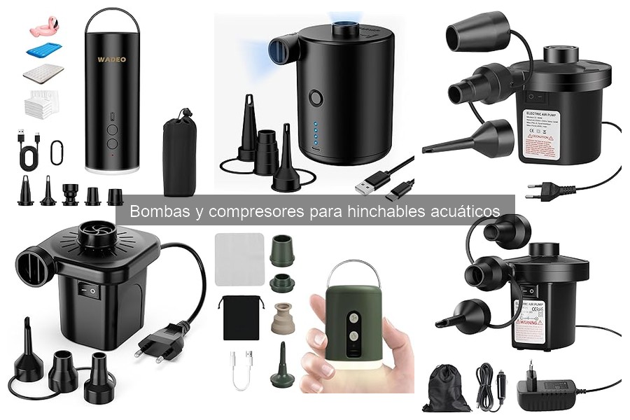 Comparativa: Bombas Manuales vs Eléctricas para Hinchables