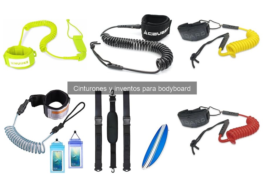Comparativa: Cinturones y Accesorios para Bodyboard