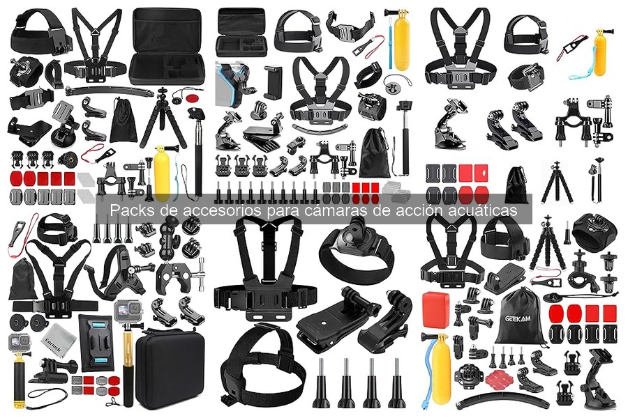 Comparativa de Accesorios para Cámaras de Acción en Deportes Acuáticos