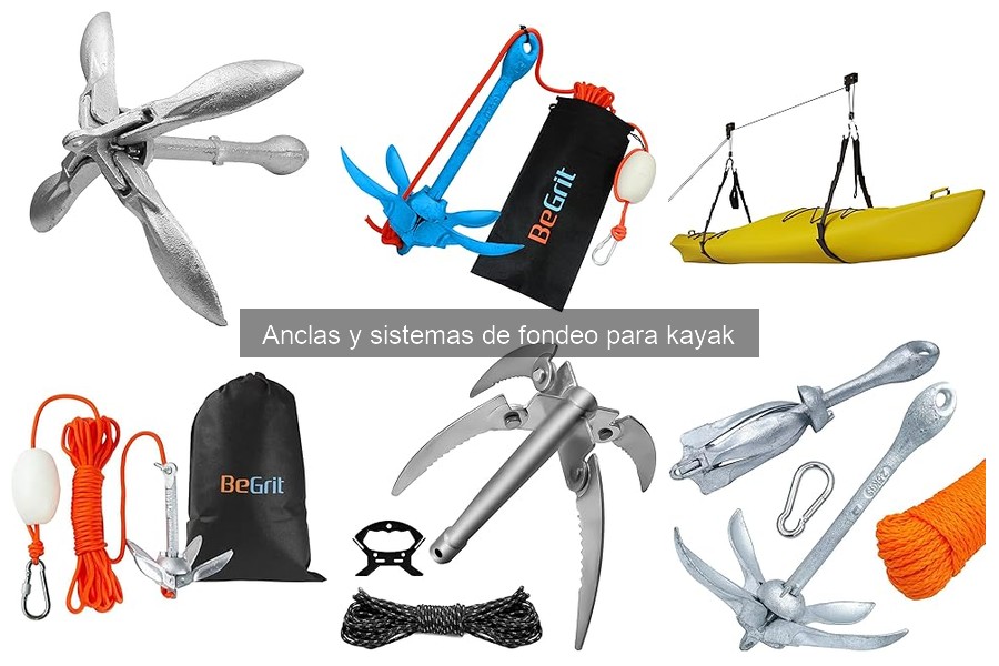 Comparativa de anclas para kayak: acero vs plástico