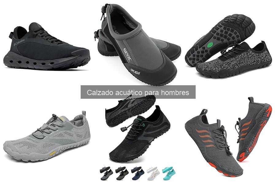 Comparativa de Calzado Acuático para Hombres en 2023