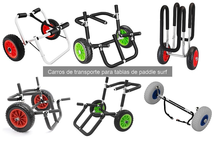Comparativa de carros de transporte y alternativas para paddle surf