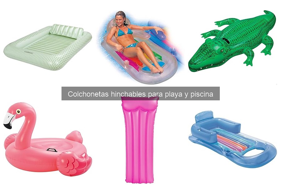 Comparativa de colchonetas hinchables para playa y piscina