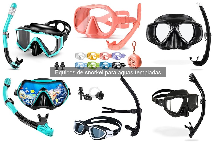 Comparativa de Equipos de Snorkel para Aguas Templadas