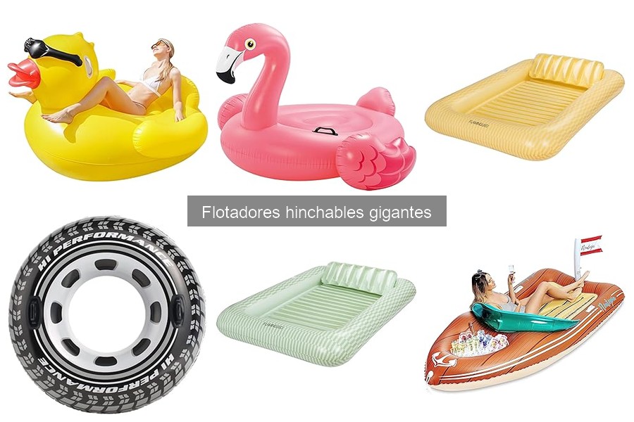 Comparativa de flotadores hinchables gigantes para disfrutar