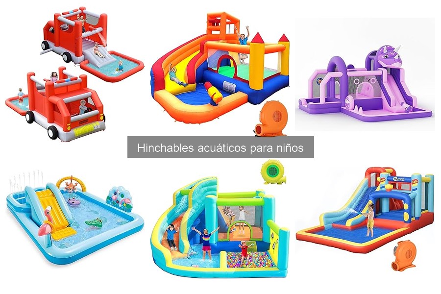 ** Comparativa de Hinchables Acuáticos para Niños de Diferentes Edades