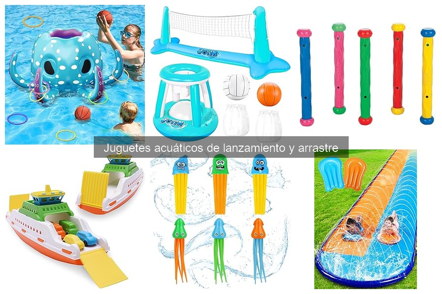 Comparativa de Juguetes Acuáticos de Lanzamiento y Arrastre