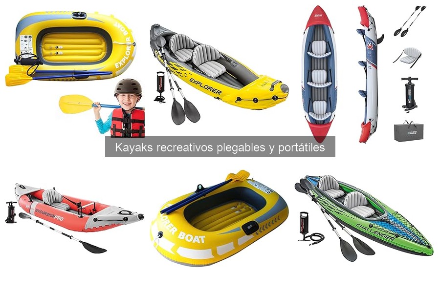 Comparativa de kayaks plegables: Intex vs Bestway