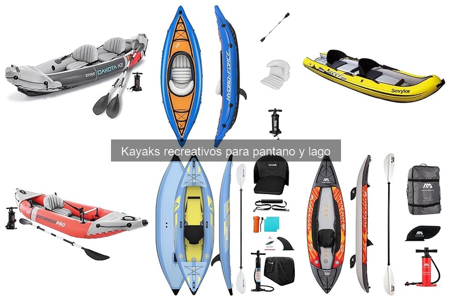 Comparativa de kayaks recreativos: Aqua Marina vs Sevylor vs Intex