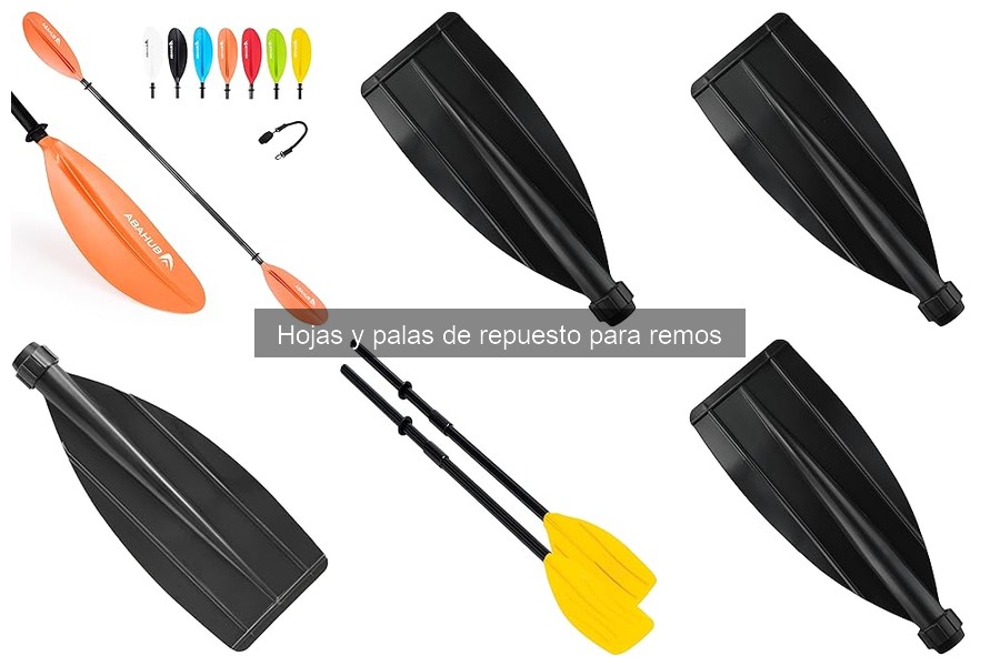 Comparativa de las mejores hojas y palas de repuesto para remos