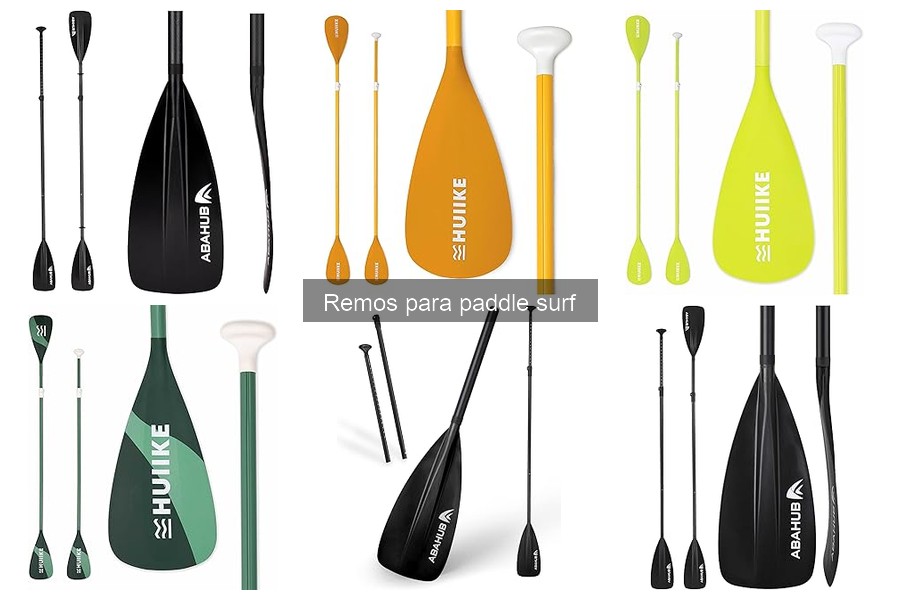 Comparativa de las mejores marcas de remos para paddle surf