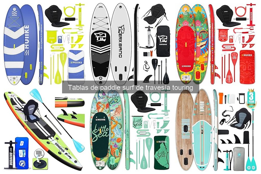 Comparativa de las Mejores Tablas de Paddle Surf de Travesía Touring