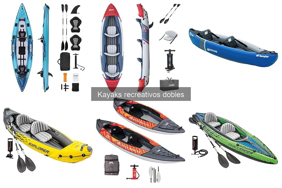 Comparativa de los Mejores Kayaks Recreativos Dobles en 2023